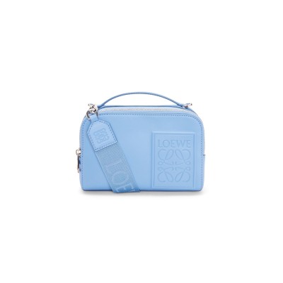 LOEWE MINI CROSSBODY CAMERA BAG IN SATIN CALFSKIN C565R41X05 (18*13*8.5cm)